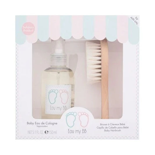 Oh My BB O My Baby Set (Eau de Cologne for children 150 ml + hair brush)
